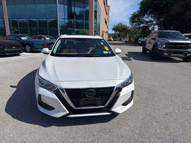 2023 Aspen White Tricoat Nissan Sentra SV FWD Sedan