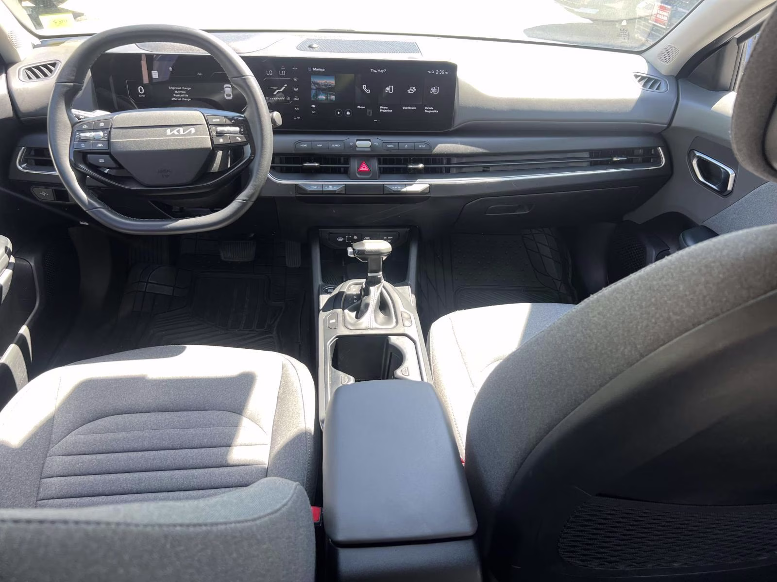2025 White Kia K4 EX FWD Sedan