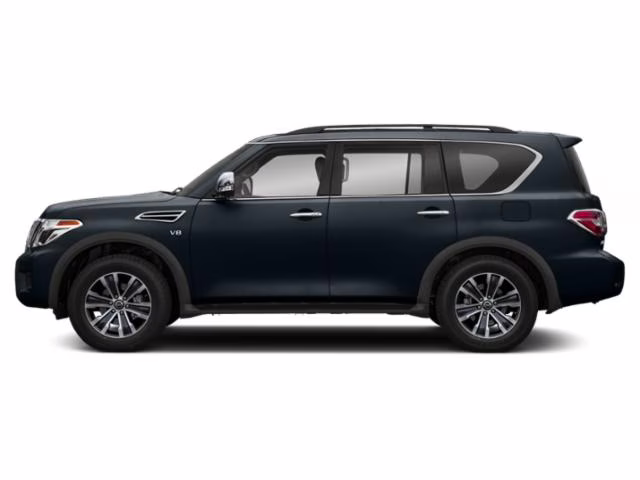 2018 blue Nissan Armada 4X4 SUV
