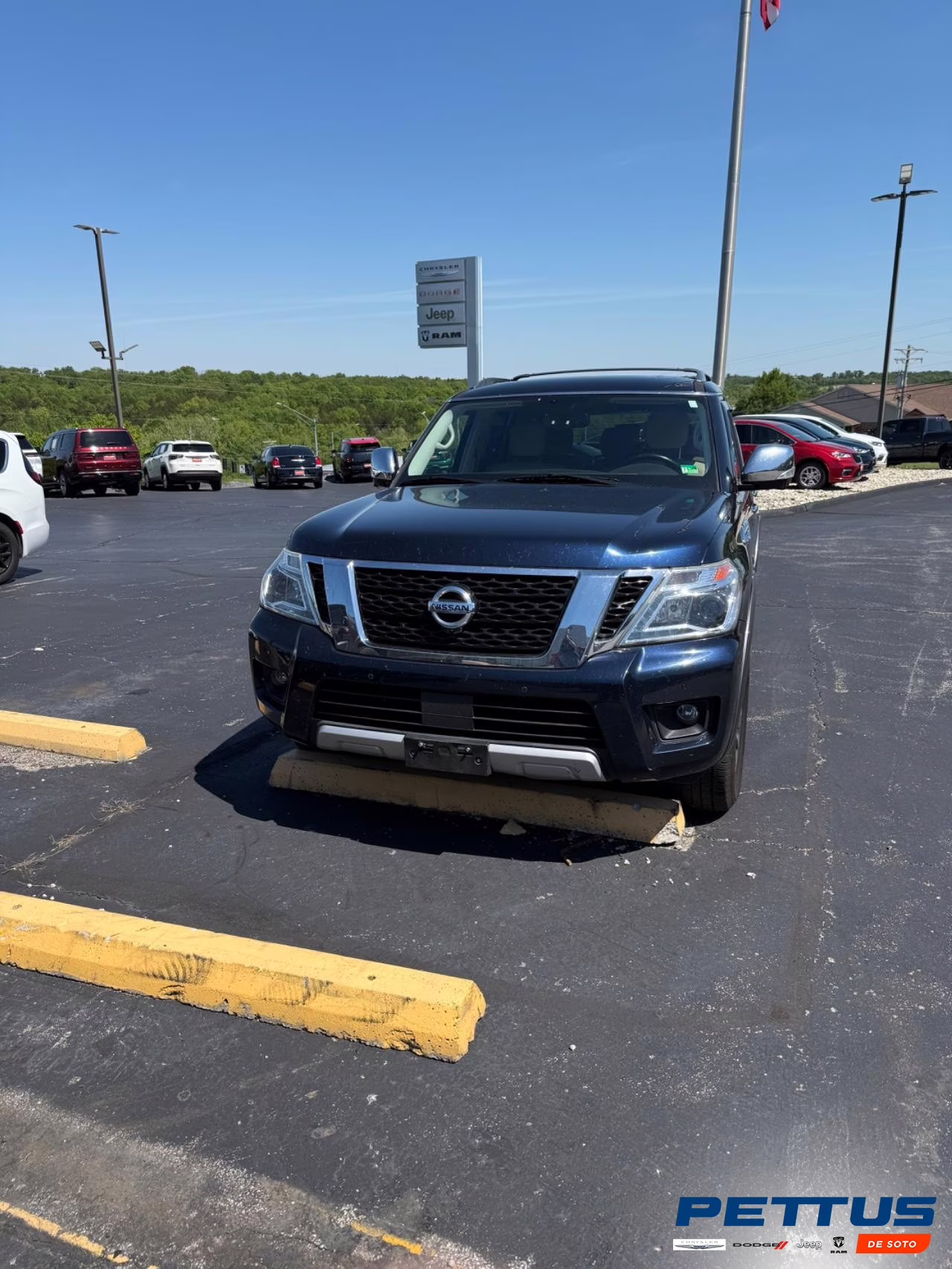 2018 blue Nissan Armada SL 4X4 SUV