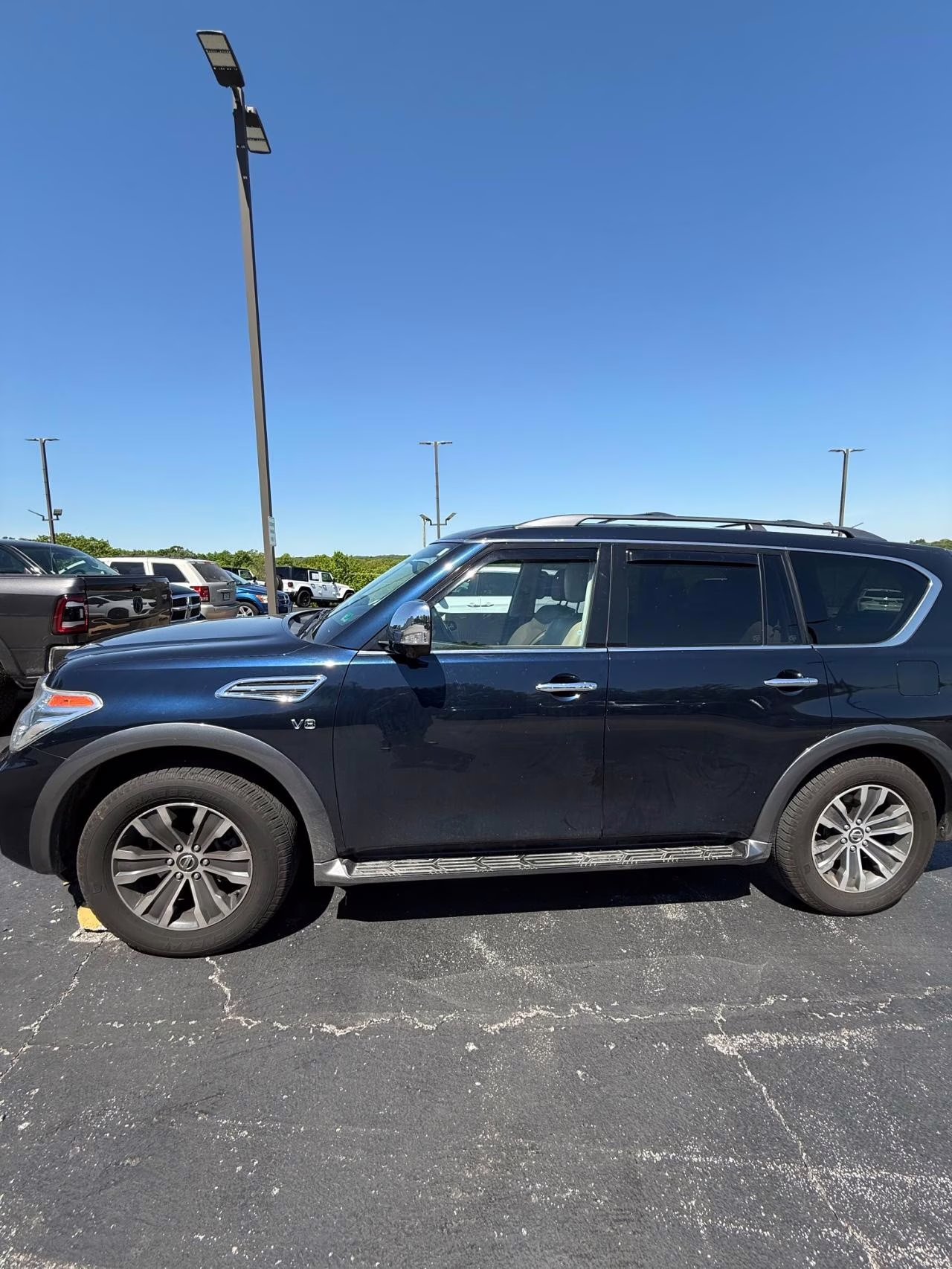 2018 blue Nissan Armada SL 4X4 SUV