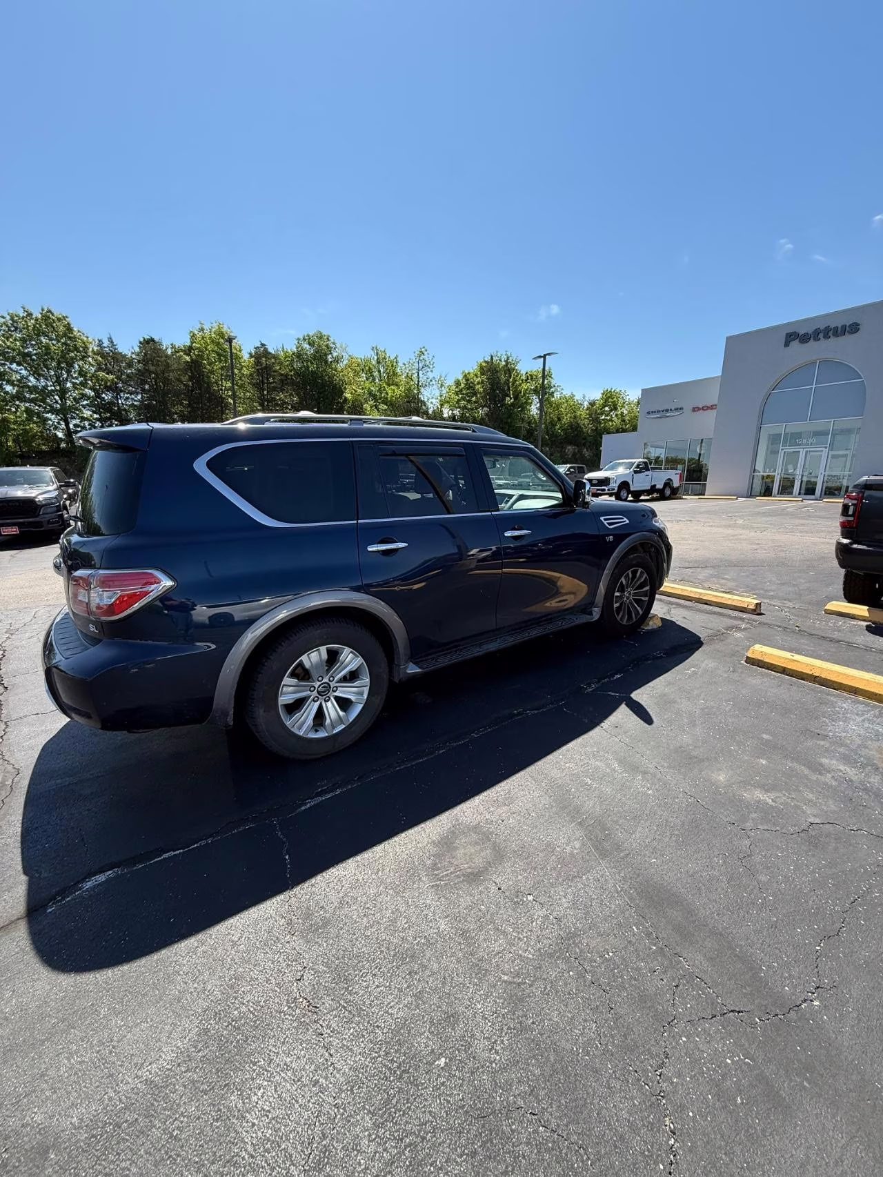 2018 blue Nissan Armada SL 4X4 SUV