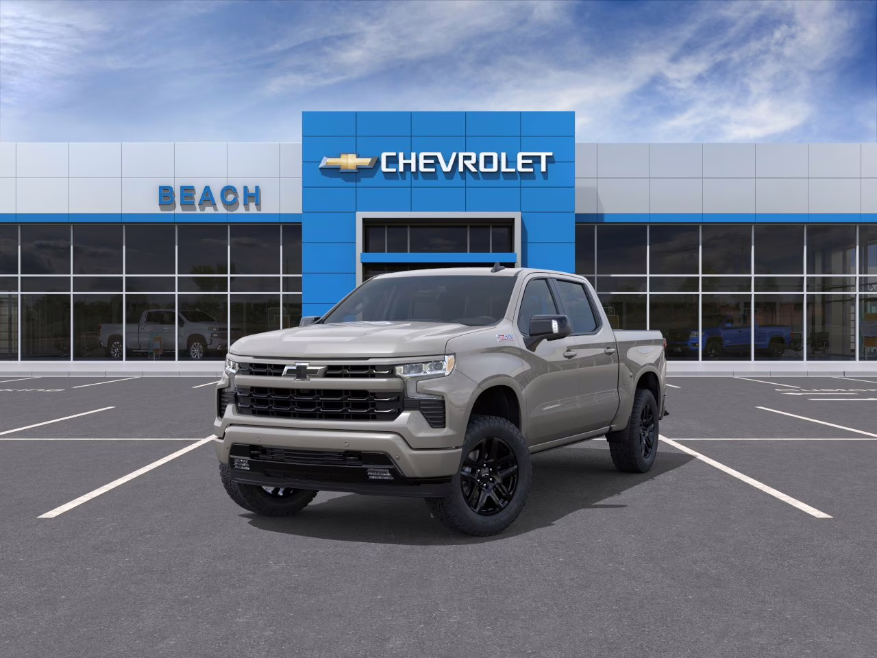2026 White Sands Chevrolet Silverado 1500 RST 4X4 Truck