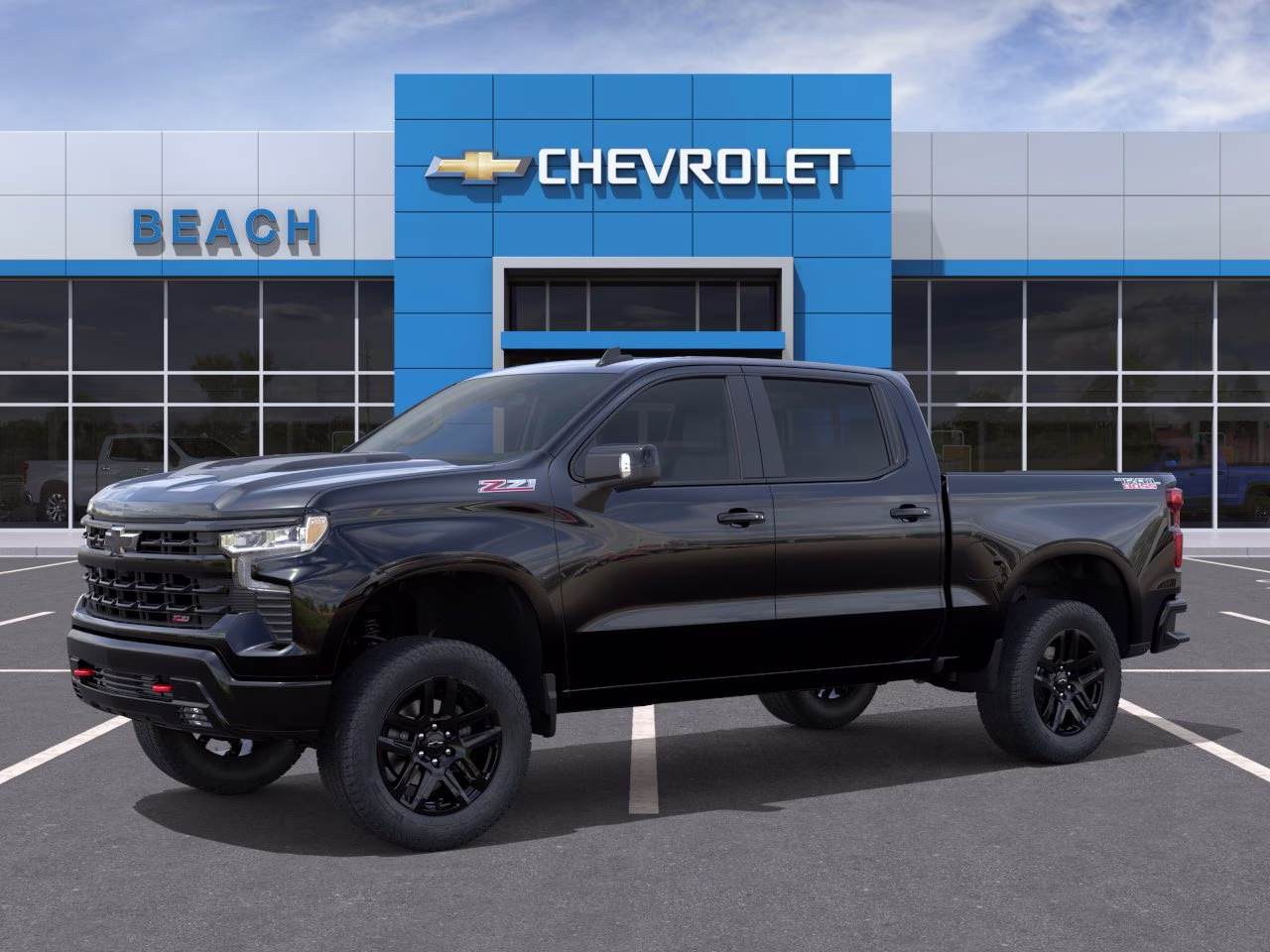 2026 Black Chevrolet Silverado 1500 LT Trail Boss 4X4 Truck