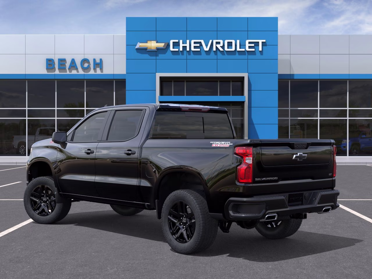 2026 Black Chevrolet Silverado 1500 LT Trail Boss 4X4 Truck