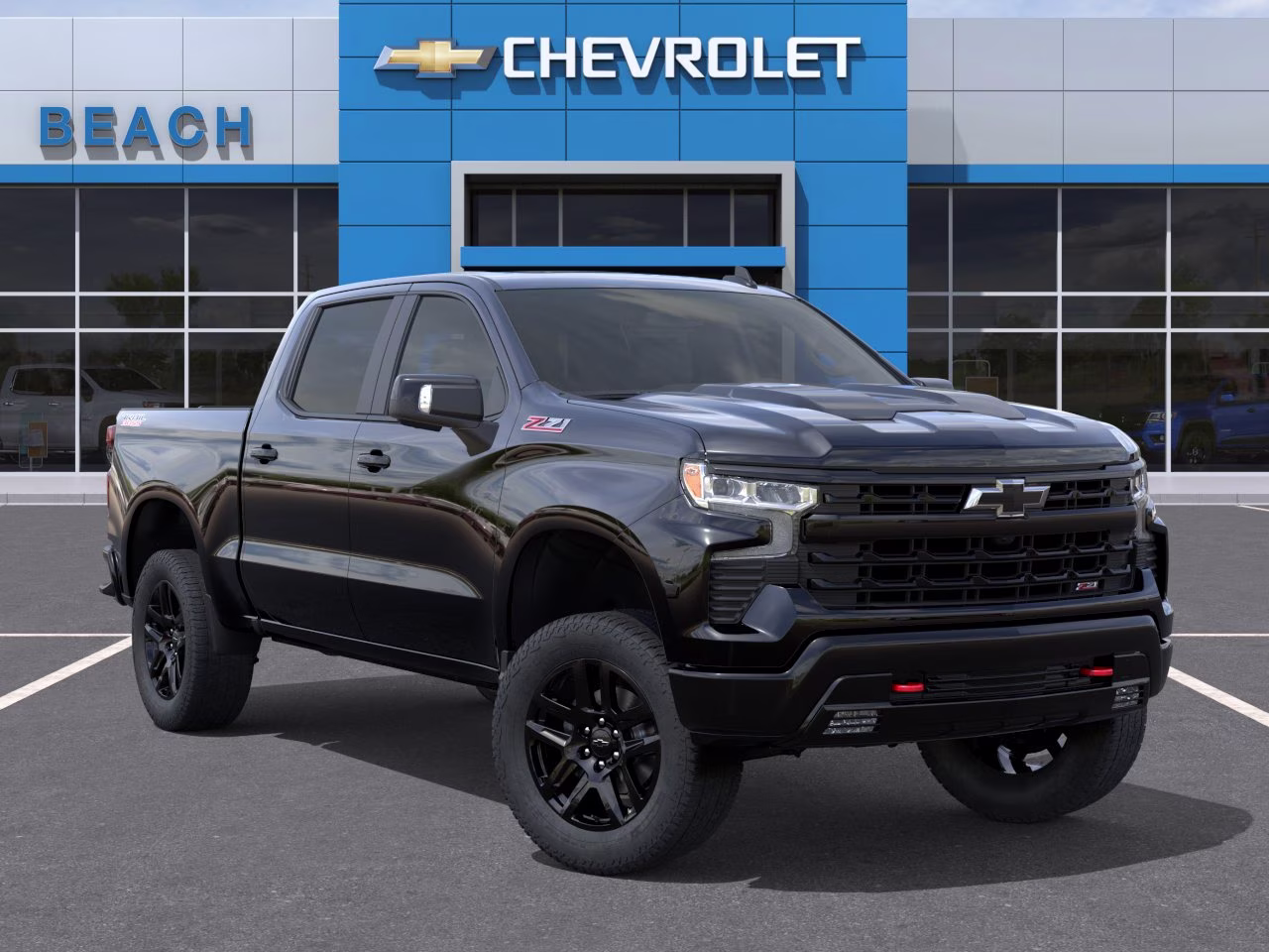 2026 Black Chevrolet Silverado 1500 LT Trail Boss 4X4 Truck