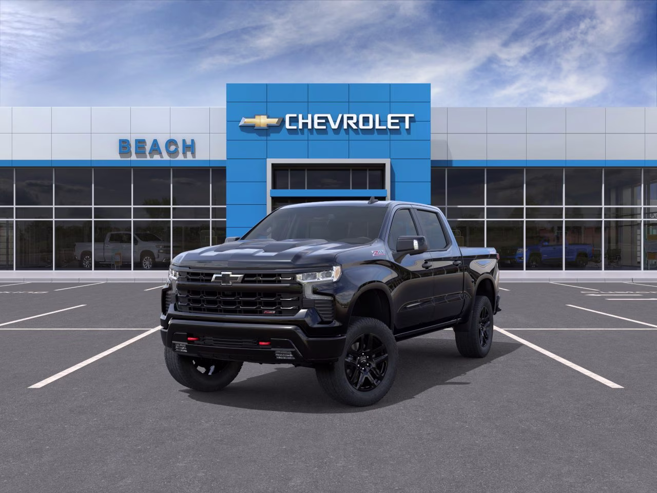 2026 Black Chevrolet Silverado 1500 LT Trail Boss 4X4 Truck