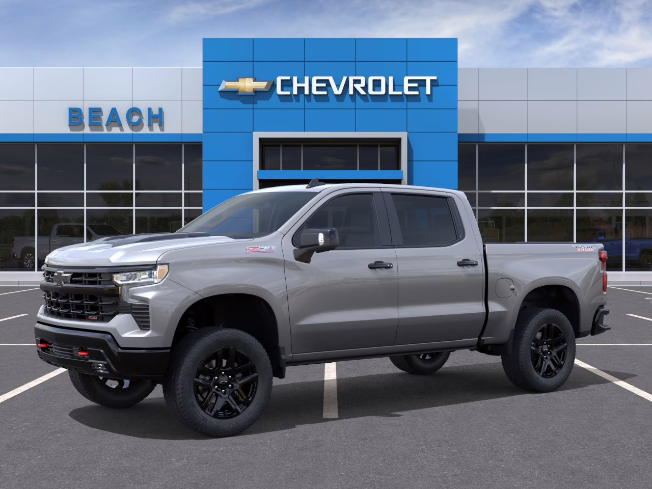 2026 Sterling Gray Metallic Chevrolet Silverado 1500 LT Trail Boss 4X4 Truck