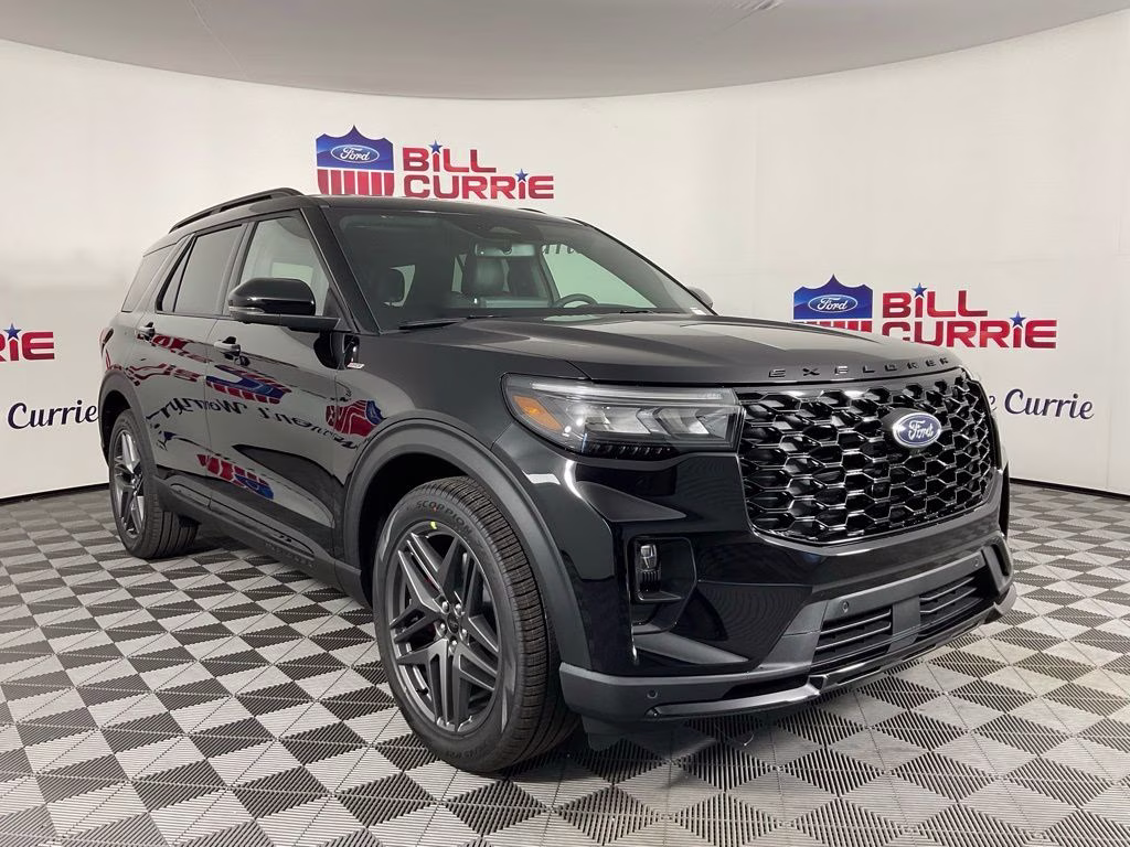 2026 Black Ford Explorer ST-Line RWD SUV