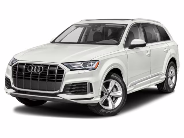 2023 Carrara White Audi Q7 45 Premium Plus AWD SUV