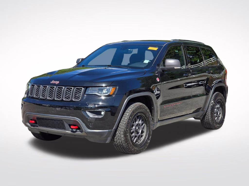 2018 Diamond Black Crystal Pearlcoat Jeep Grand Cherokee Trailhawk 4X4 SUV