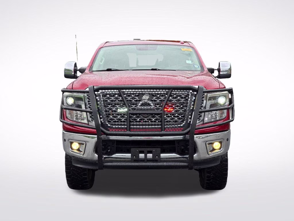 2017 Cayenne Red Nissan Titan SL 4X4 Truck