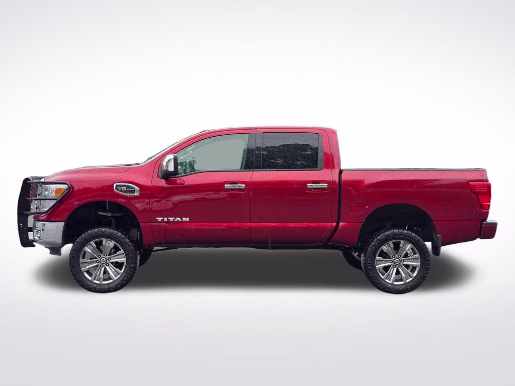 2017 Cayenne Red Nissan Titan SL 4X4 Truck