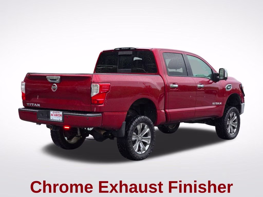 2017 Cayenne Red Nissan Titan SL 4X4 Truck
