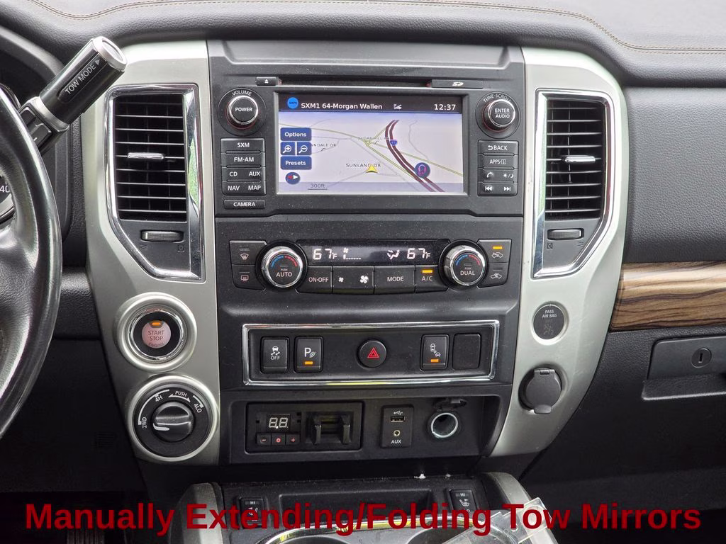 2017 Cayenne Red Nissan Titan SL 4X4 Truck