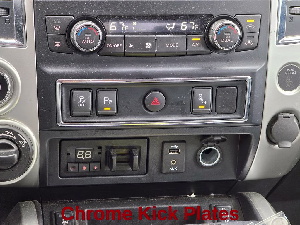 2017 Cayenne Red Nissan Titan SL 4X4 Truck