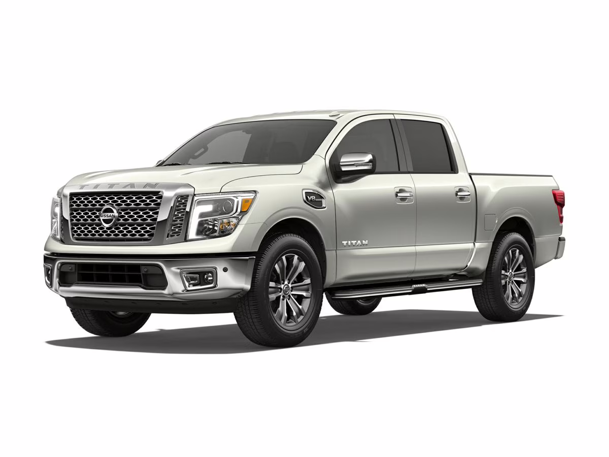 2017 Cayenne Red Nissan Titan SL 4X4 Truck
