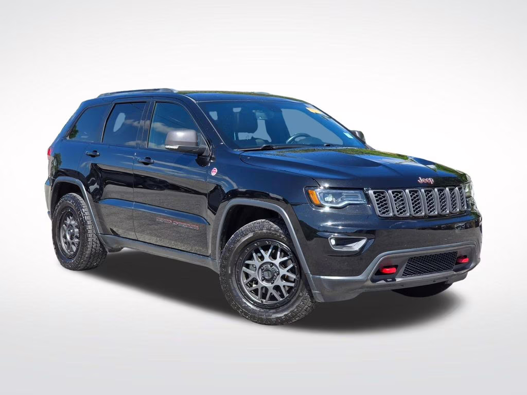 2018 Diamond Black Crystal Pearlcoat Jeep Grand Cherokee Trailhawk 4X4 SUV