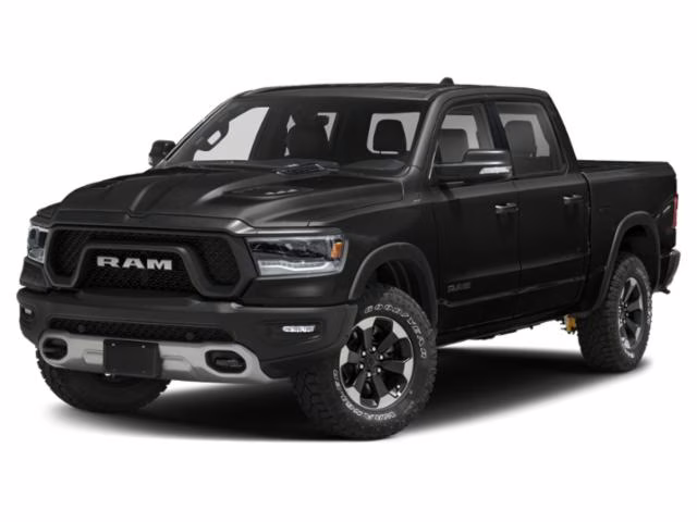 2021 Diamond Black Crystal Pearlcoat Ram 1500 Rebel 4X4 Truck