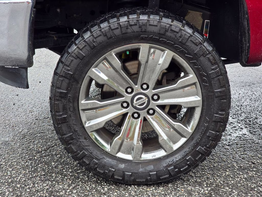 2017 Cayenne Red Nissan Titan SL 4X4 Truck