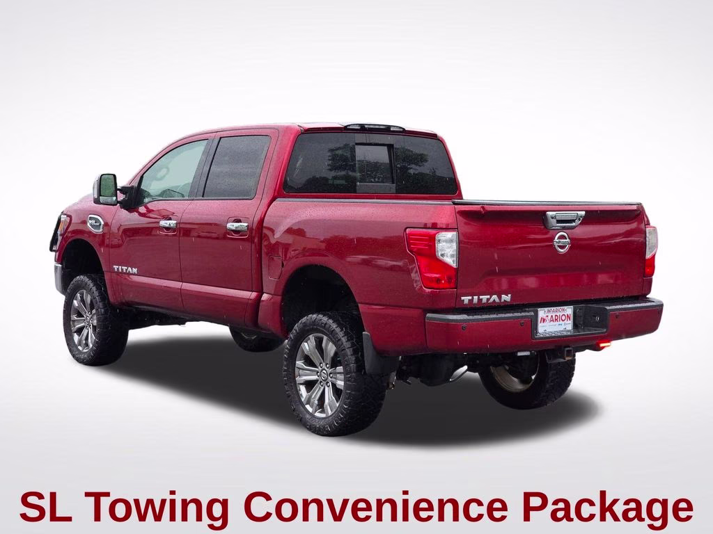 2017 Cayenne Red Nissan Titan SL 4X4 Truck