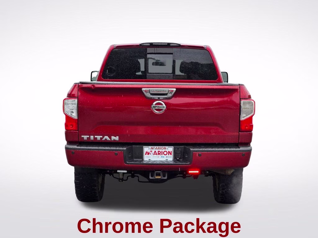 2017 Cayenne Red Nissan Titan SL 4X4 Truck