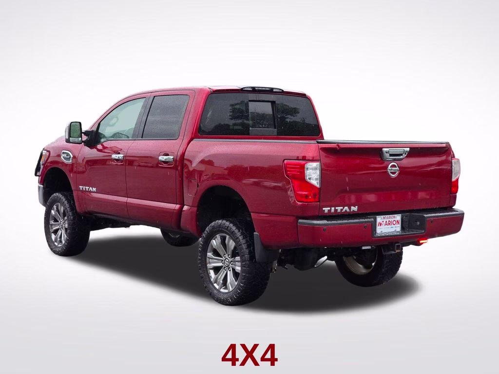 2017 Cayenne Red Nissan Titan SL 4X4 Truck