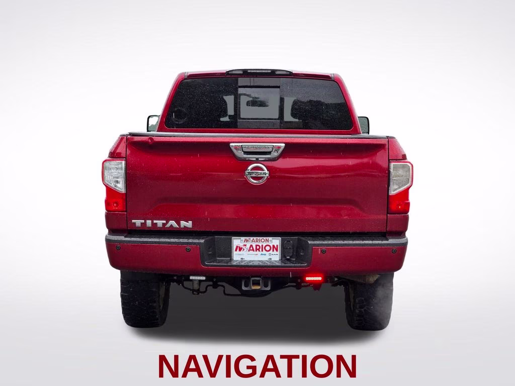 2017 Cayenne Red Nissan Titan SL 4X4 Truck