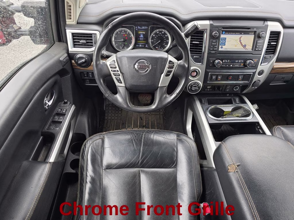2017 Cayenne Red Nissan Titan SL 4X4 Truck
