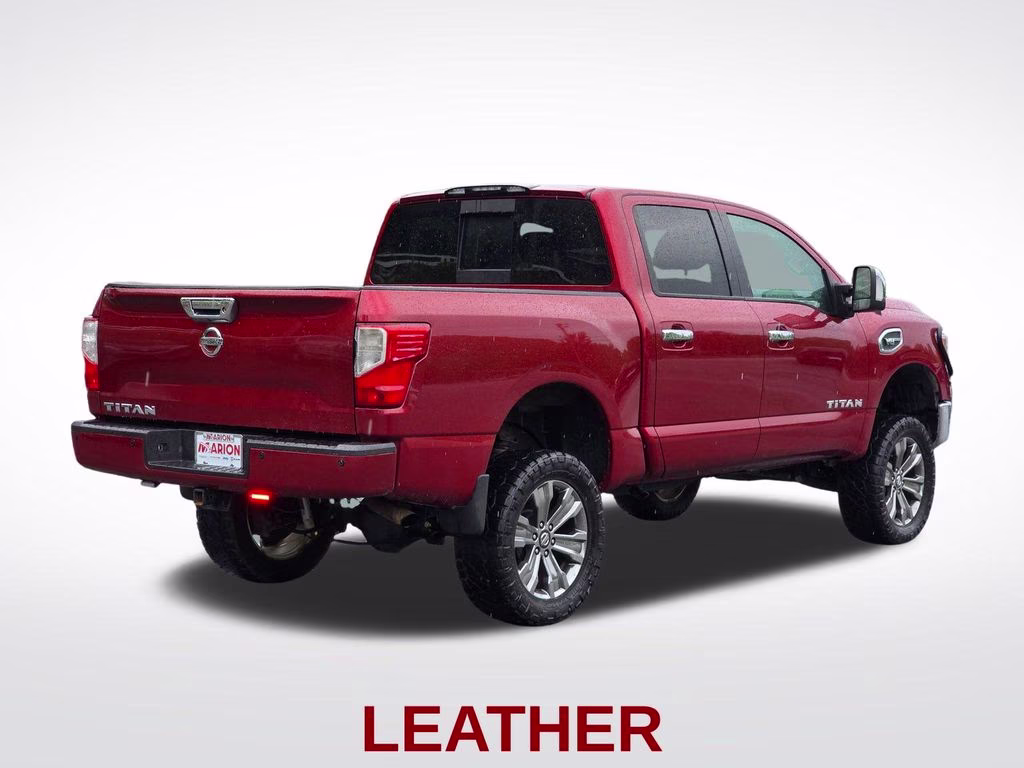2017 Cayenne Red Nissan Titan SL 4X4 Truck
