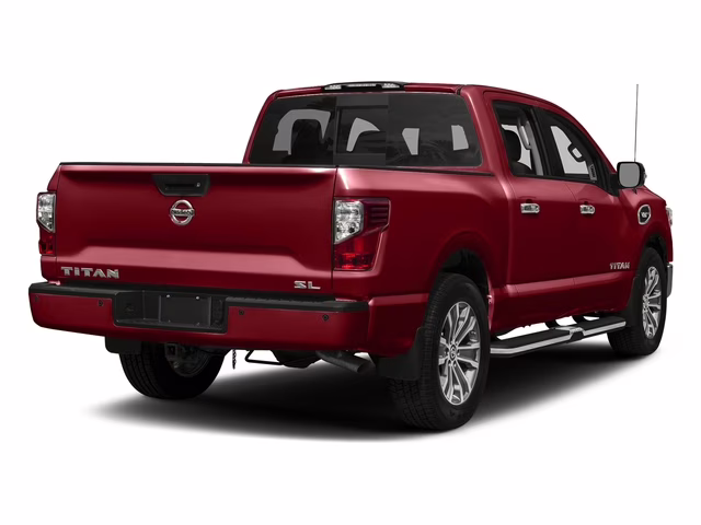 2017 Cayenne Red Nissan Titan SL 4X4 Truck