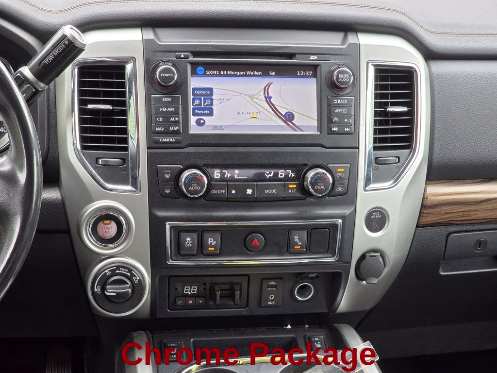 2017 Cayenne Red Nissan Titan SL 4X4 Truck