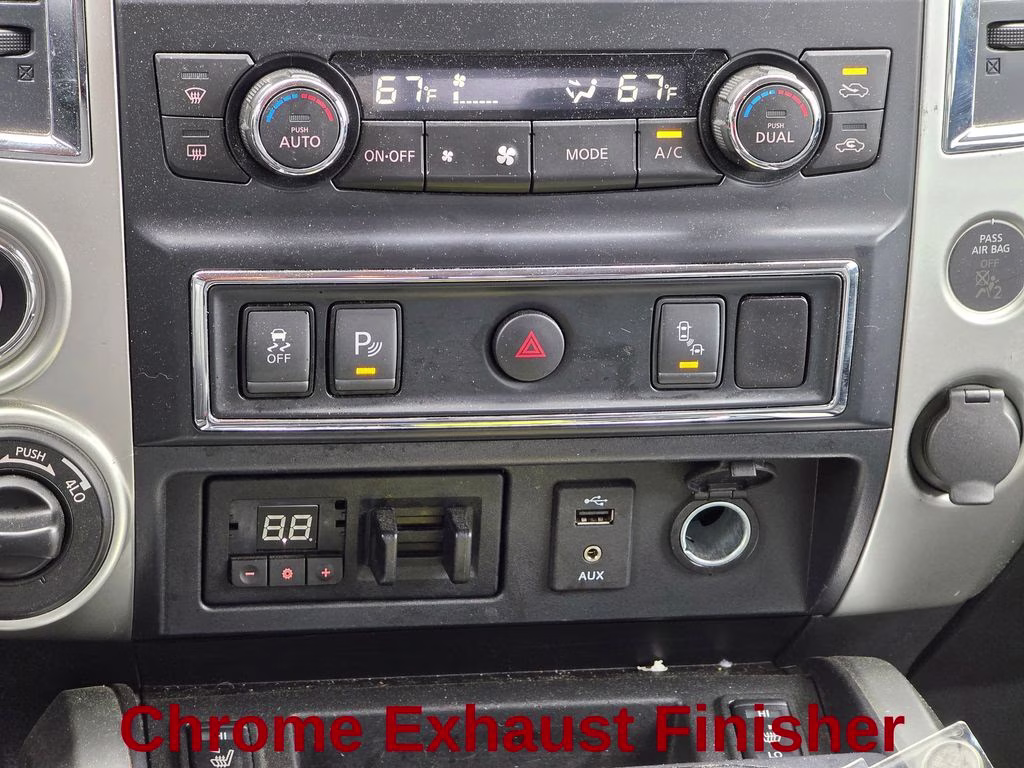 2017 Cayenne Red Nissan Titan SL 4X4 Truck