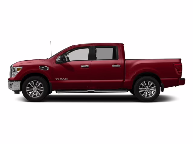 2017 Cayenne Red Nissan Titan SL 4X4 Truck