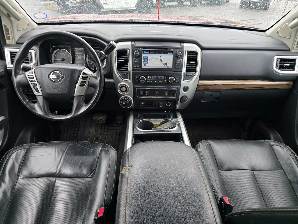2017 Cayenne Red Nissan Titan SL 4X4 Truck