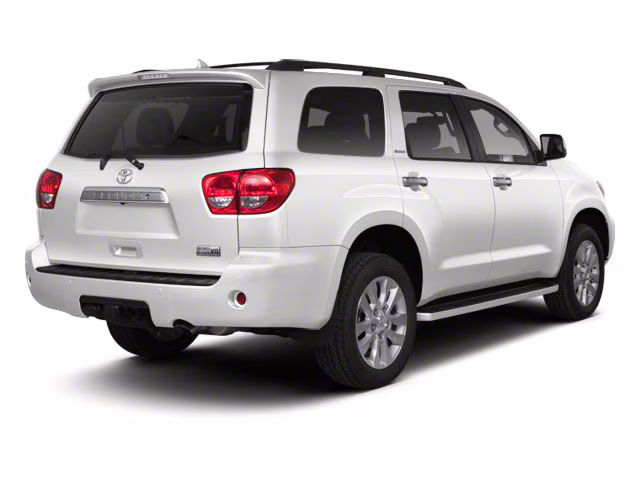 2013 White Toyota Sequoia SR5 4X4 SUV