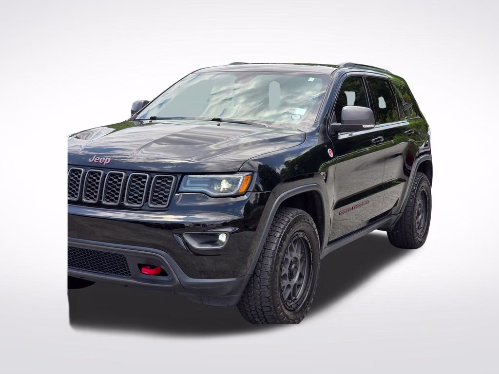 2018 Diamond Black Crystal Pearlcoat Jeep Grand Cherokee Trailhawk 4X4 SUV