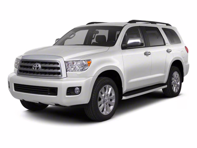 2013 White Toyota Sequoia SR5 4X4 SUV