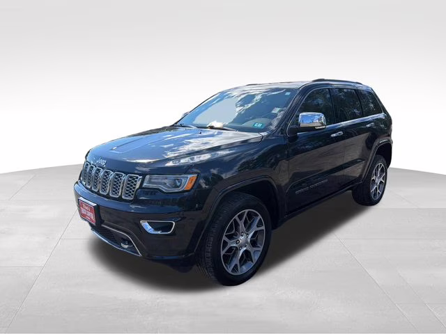 2020 Diamond Black Crystal Pearlcoat Jeep Grand Cherokee Overland 4X4 SUV