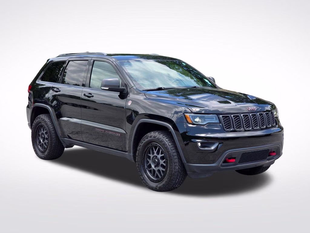 2018 Diamond Black Crystal Pearlcoat Jeep Grand Cherokee Trailhawk 4X4 SUV