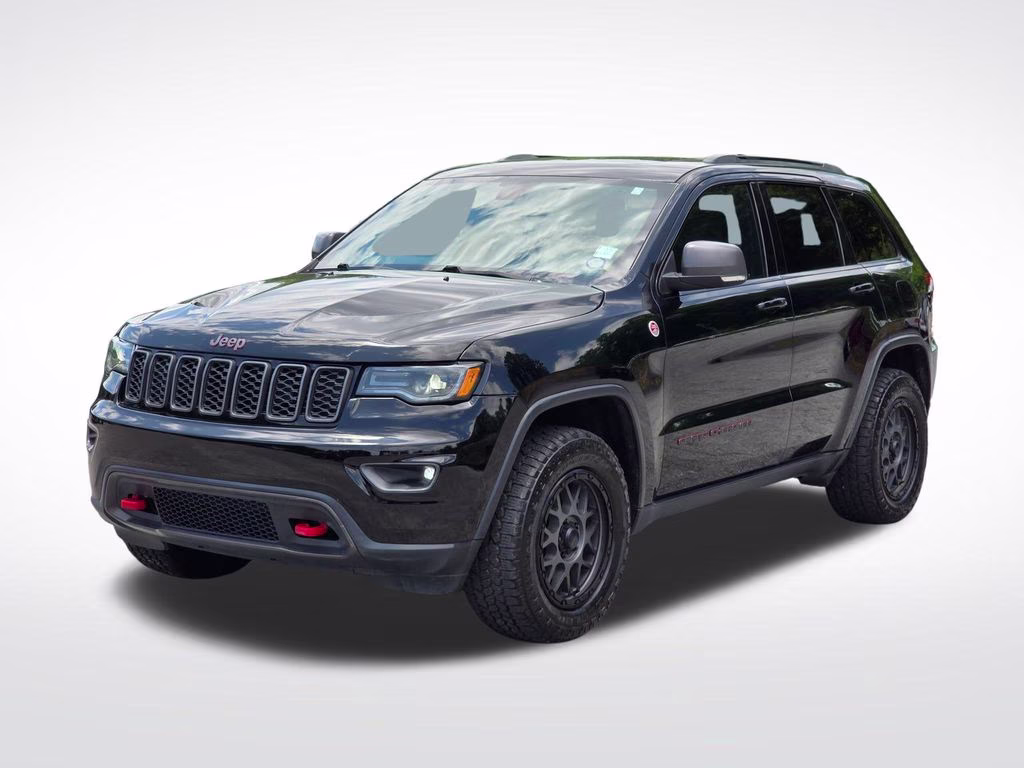 2018 Diamond Black Crystal Pearlcoat Jeep Grand Cherokee Trailhawk 4X4 SUV