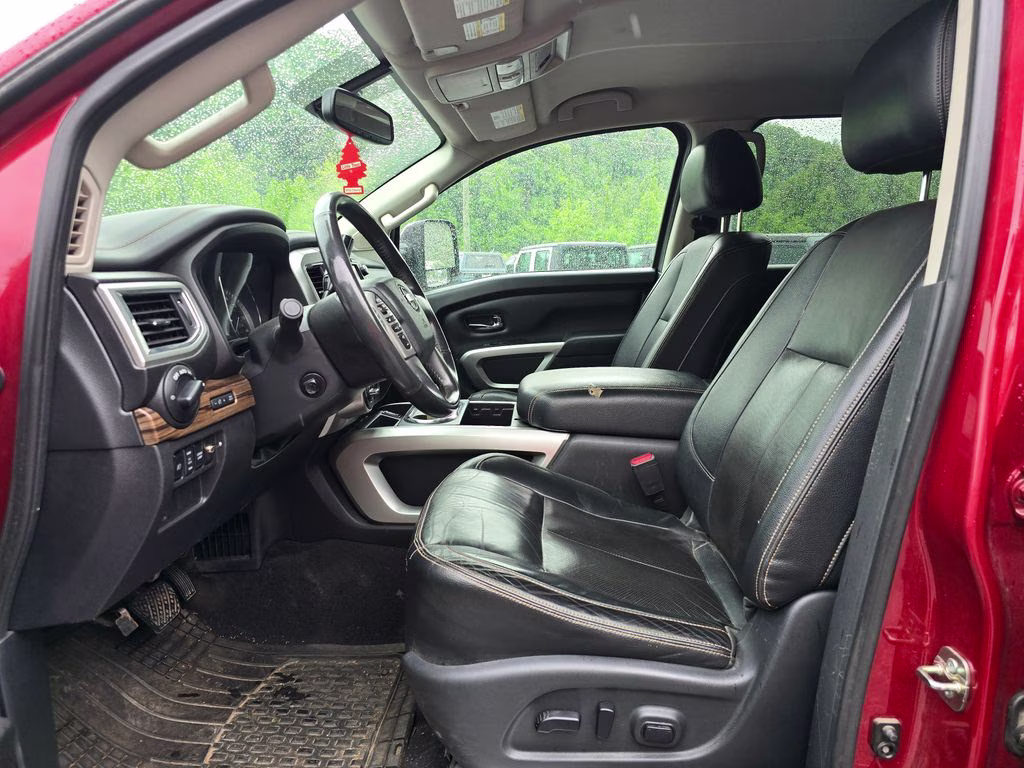 2017 Cayenne Red Nissan Titan SL 4X4 Truck