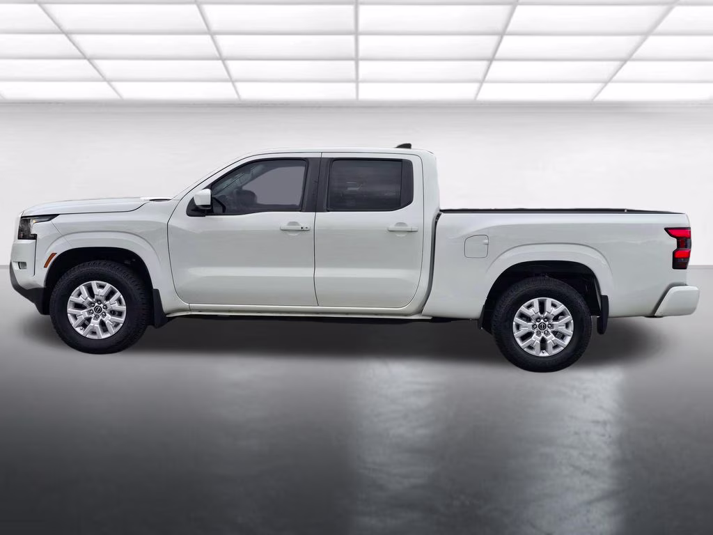 2024 Glacier White Nissan Frontier SV 4X4 Truck