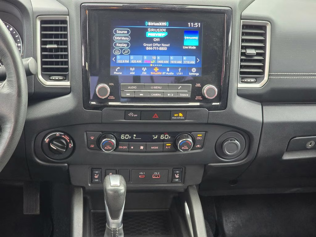 2024 Glacier White Nissan Frontier SV 4X4 Truck