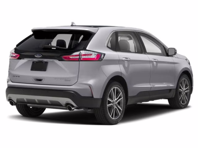 2020 Iconic Silver Metallic Ford Edge Titanium FWD SUV