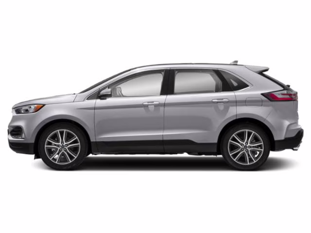 2020 Iconic Silver Metallic Ford Edge Titanium FWD SUV
