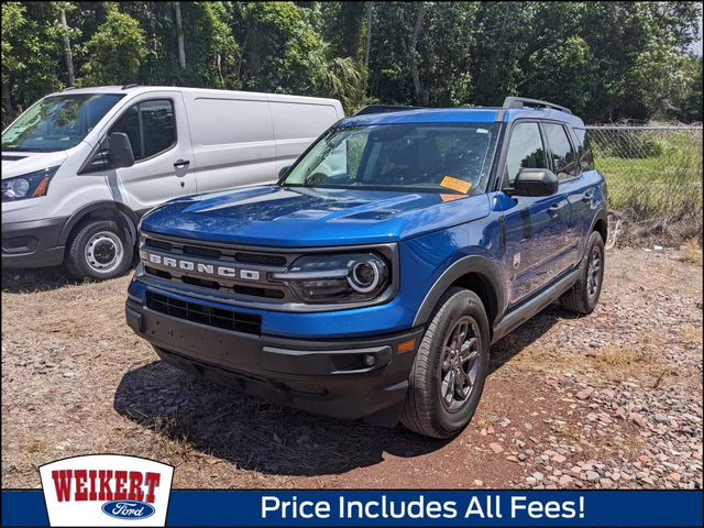 2023 Blue Metallic Ford Bronco Sport Big Bend 4X4 SUV