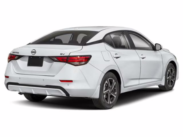 2025 Aspen White Tricoat Nissan Sentra SV FWD Sedan