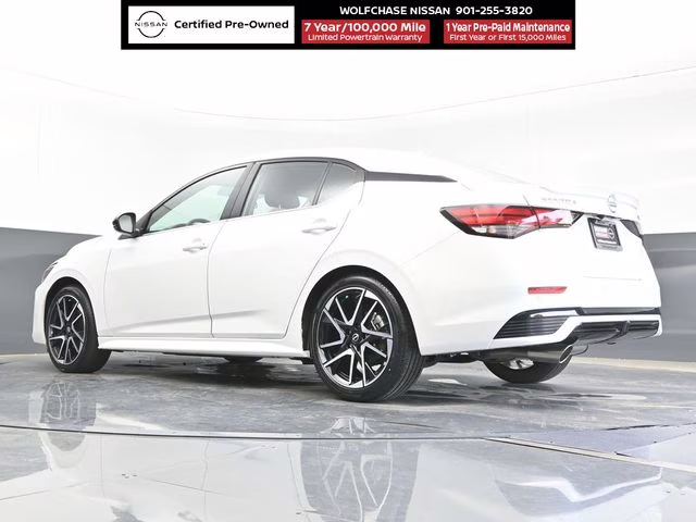 2025 Aspen White Tricoat Nissan Sentra SR FWD Sedan