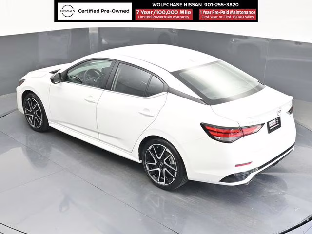 2025 Aspen White Tricoat Nissan Sentra SR FWD Sedan